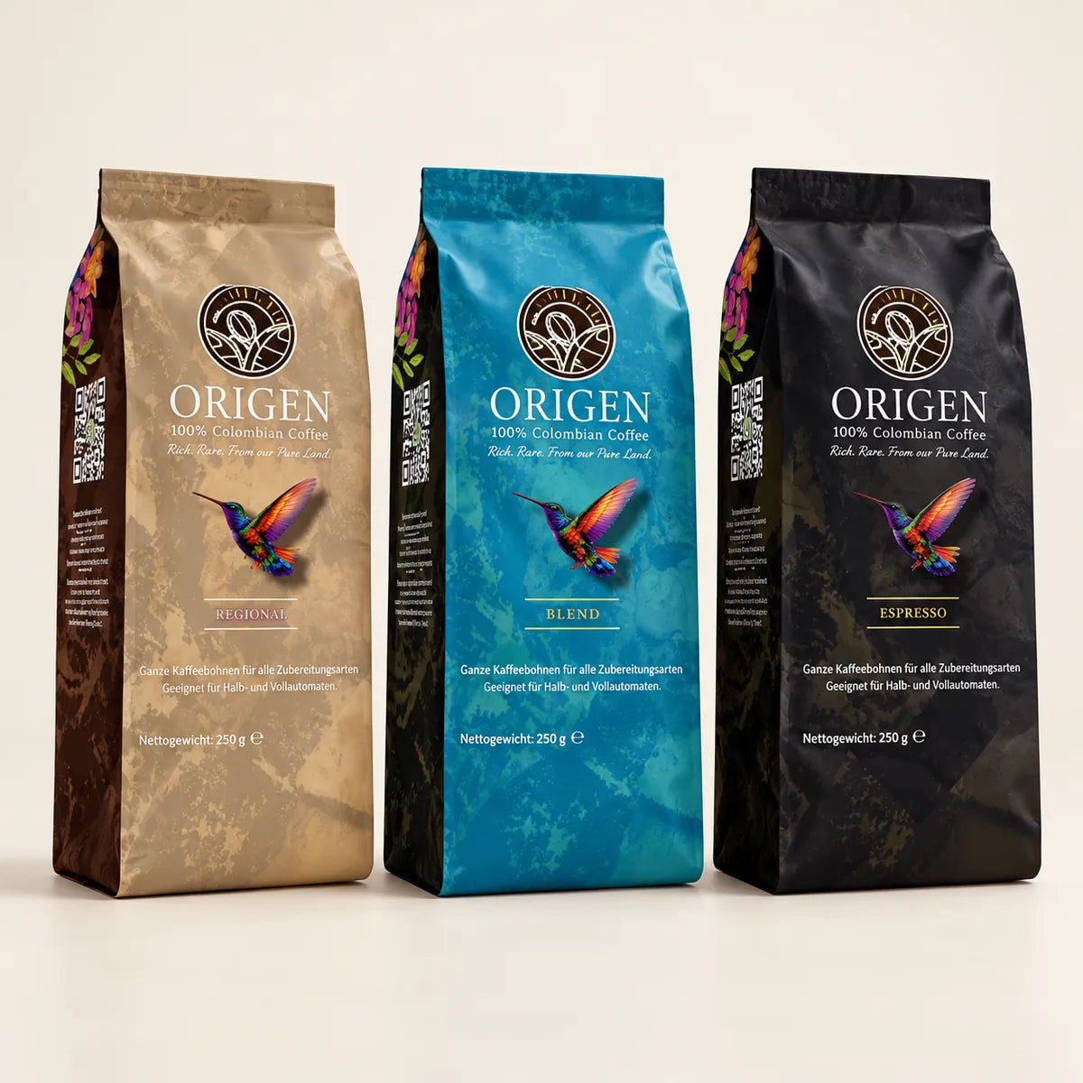 ORIGEN Kennenlernset | 3 × 500 g