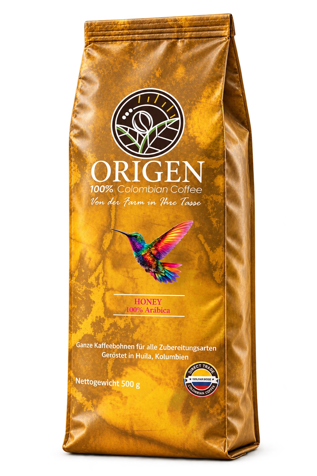 ORIGEN Honey, whole bean