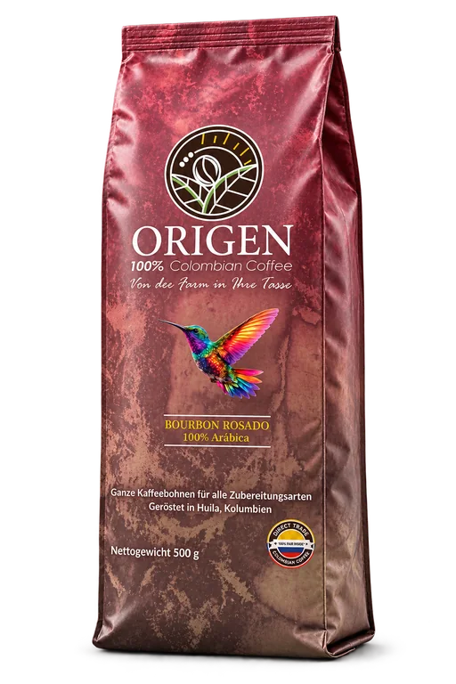 ORIGEN Bourbon Rosado Kaffeebeutel, 500 g